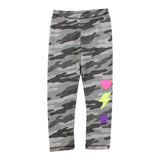 Camo Legging with Neon Appliques - Denny's