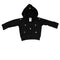 Long Sleeve Cropped Hacci Hoody with All Over Neon Stars - Denny's