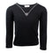 Long Sleeve Tee w Hrt Necklace Rhinestone Slv Hrt - Denny's