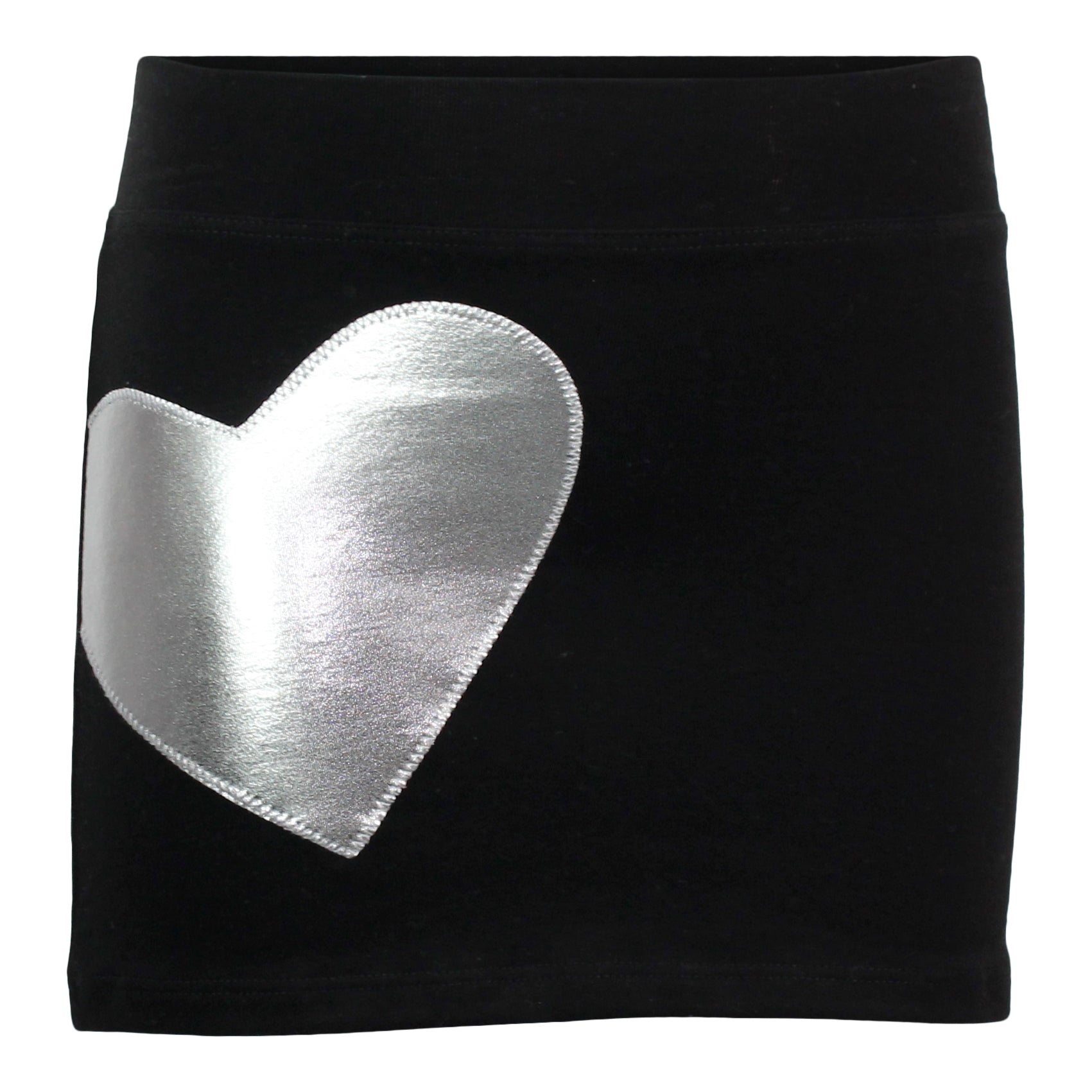 Skirt w Slv Foil Hrt - Denny's