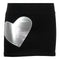 Skirt with Silver Foil Heart - Denny's