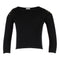 Long Sleeve Cold Shoulder Top with Gold Studs - Denny's
