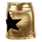 Foil Skirt with Black Star - Denny's