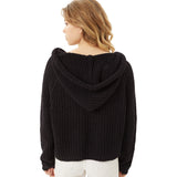 V-Neck Hooded Sweater - Denny's