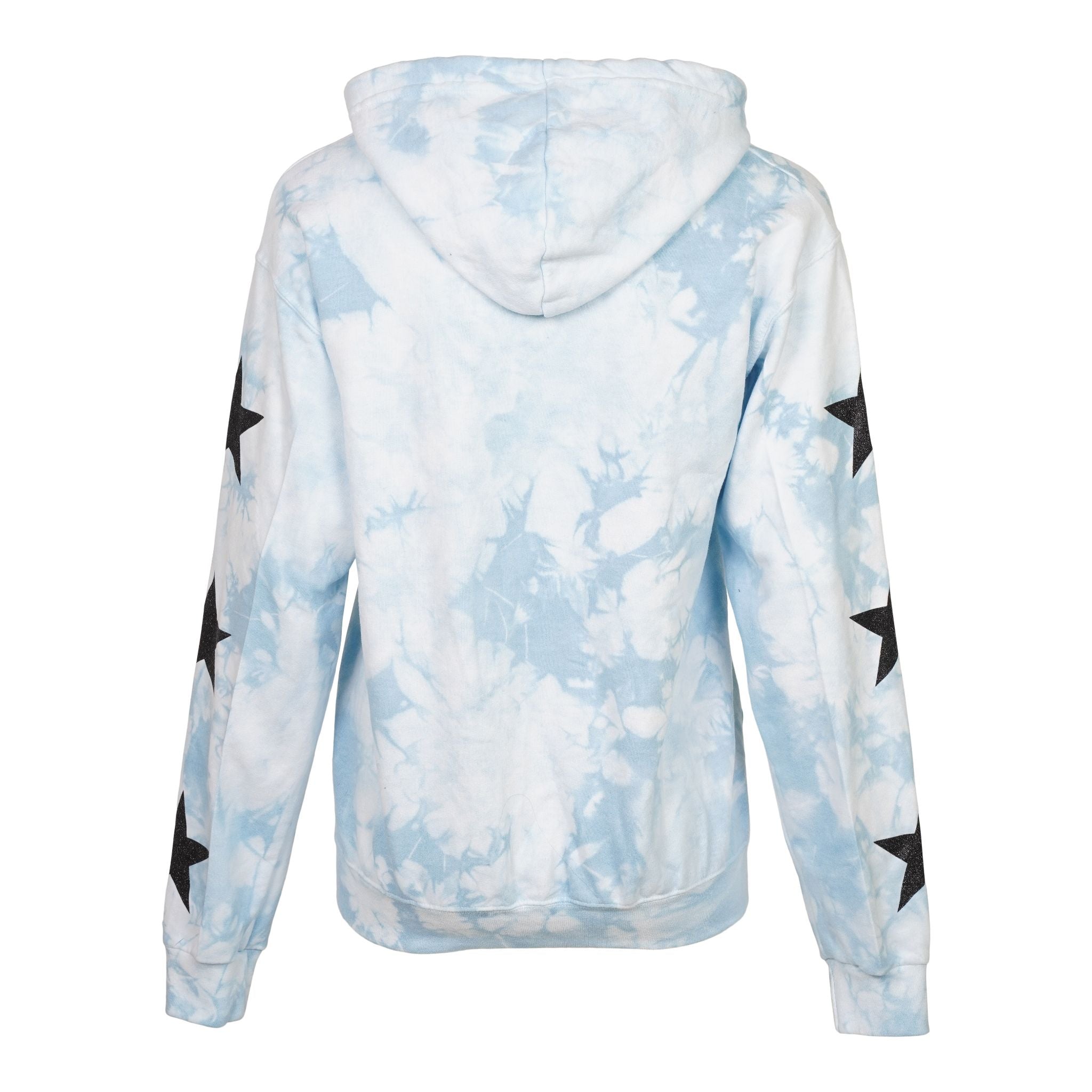 Blue Tie Dye Stars Zip Hoodie - Denny's