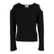 Long Sleeve Cold Shoulder with Stones - Denny's