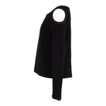 Long Sleeve Cold Shoulder with Stones - Denny's