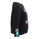 Long Sleeve Sweatshirt with Tie Dye Hearts - Denny's