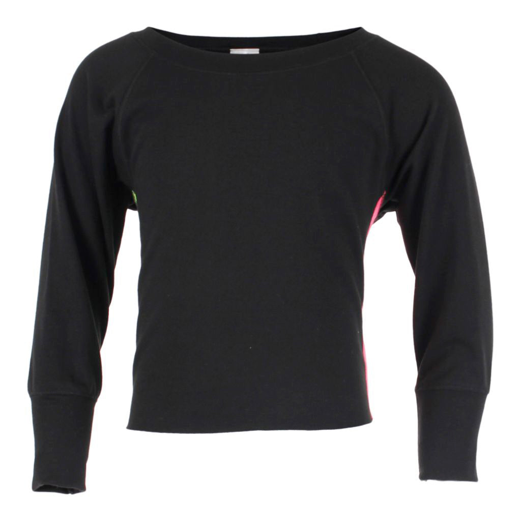 Sweatshirt with Neon Stripes Down Side - Denny's