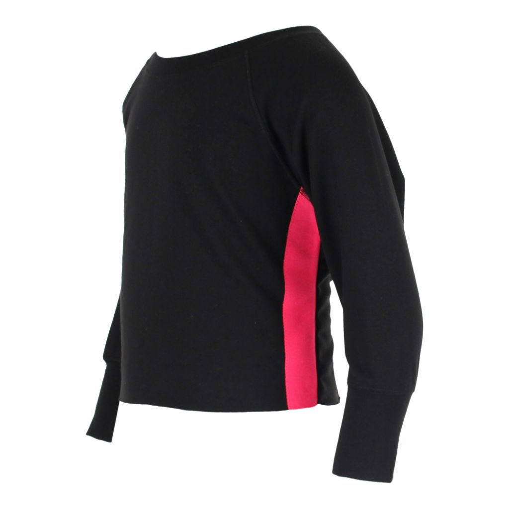 Sweatshirt with Neon Stripes Down Side - Denny's