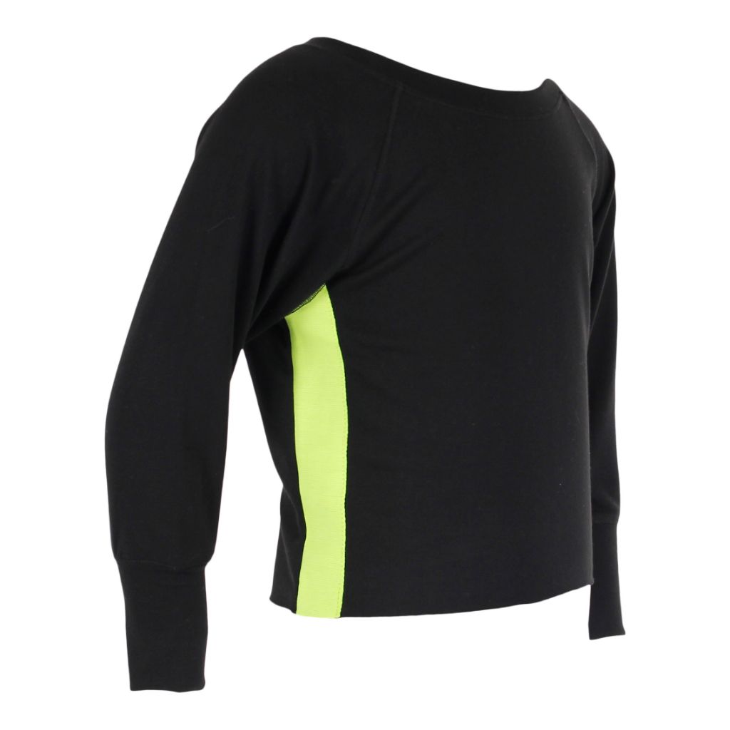 Sweatshirt with Neon Stripes Down Side - Denny's