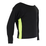Sweatshirt with Neon Stripes Down Side - Denny's