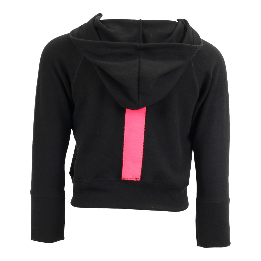Cropped Hacci Hoody with Neon Stars - Denny's