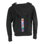 Long Sleeve Tie Dye Hacci Hoody Stripe Stars Down Back - Denny's