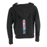 Long Sleeve Tie Dye Hacci Hoody Stripe Stars Down Back - Denny's