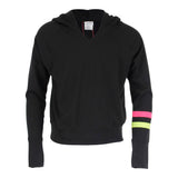 Long Sleeve Hoody with Neon Stripes - Denny's
