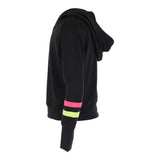 Long Sleeve Hoody with Neon Stripes - Denny's