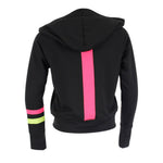 Long Sleeve Hoody with Neon Stripes - Denny's