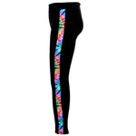Legging with Tie Dye Stripe Down Side - Denny's