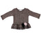 Leopard Tunic Ruffle Top - Denny's