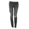 Grey Destructed Skinny Jean - Denny's