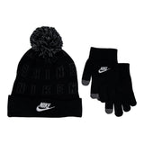 Jacquard Pom Beanie & Glove Set - Denny's