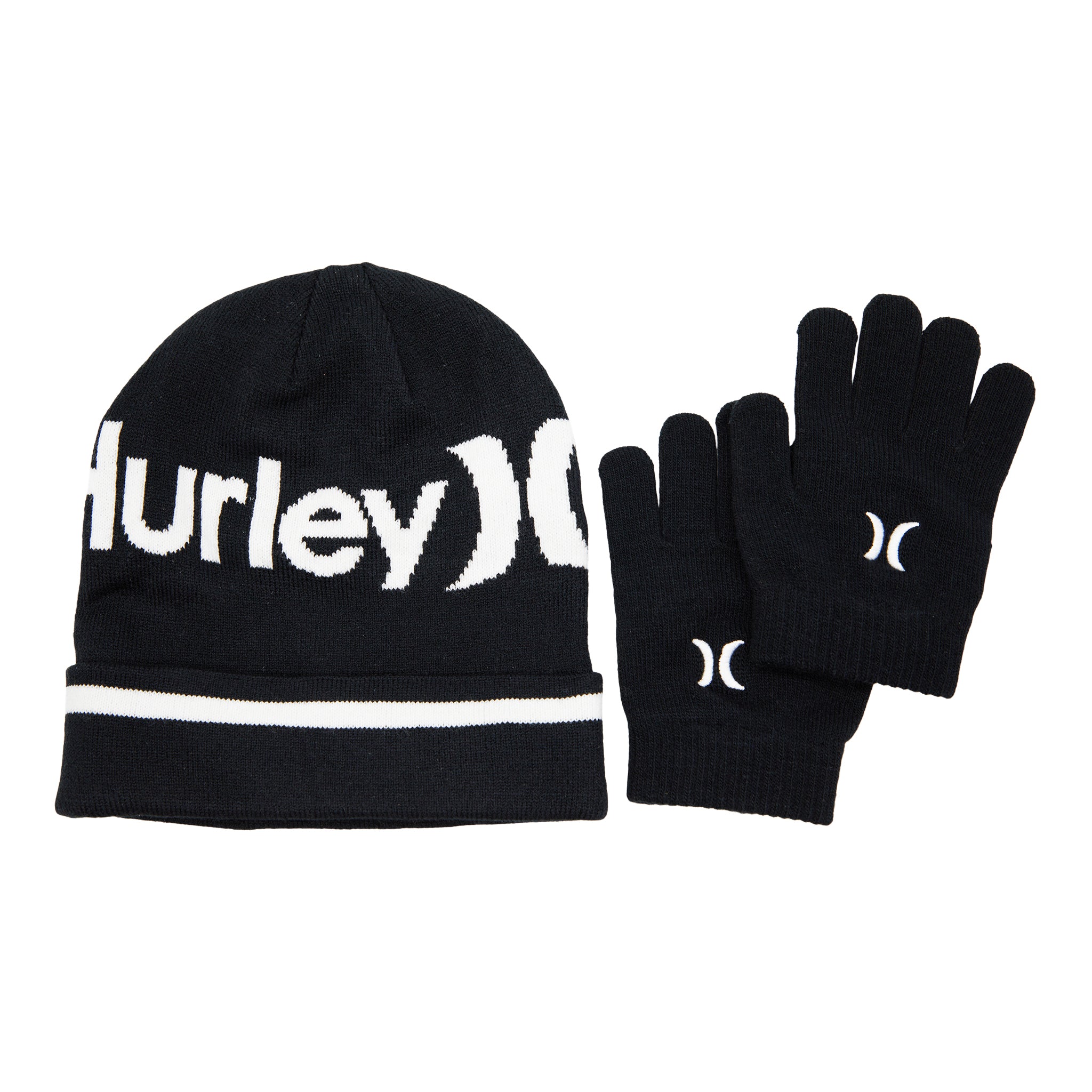 Logo Pom Beanie & Glove Set - Denny's