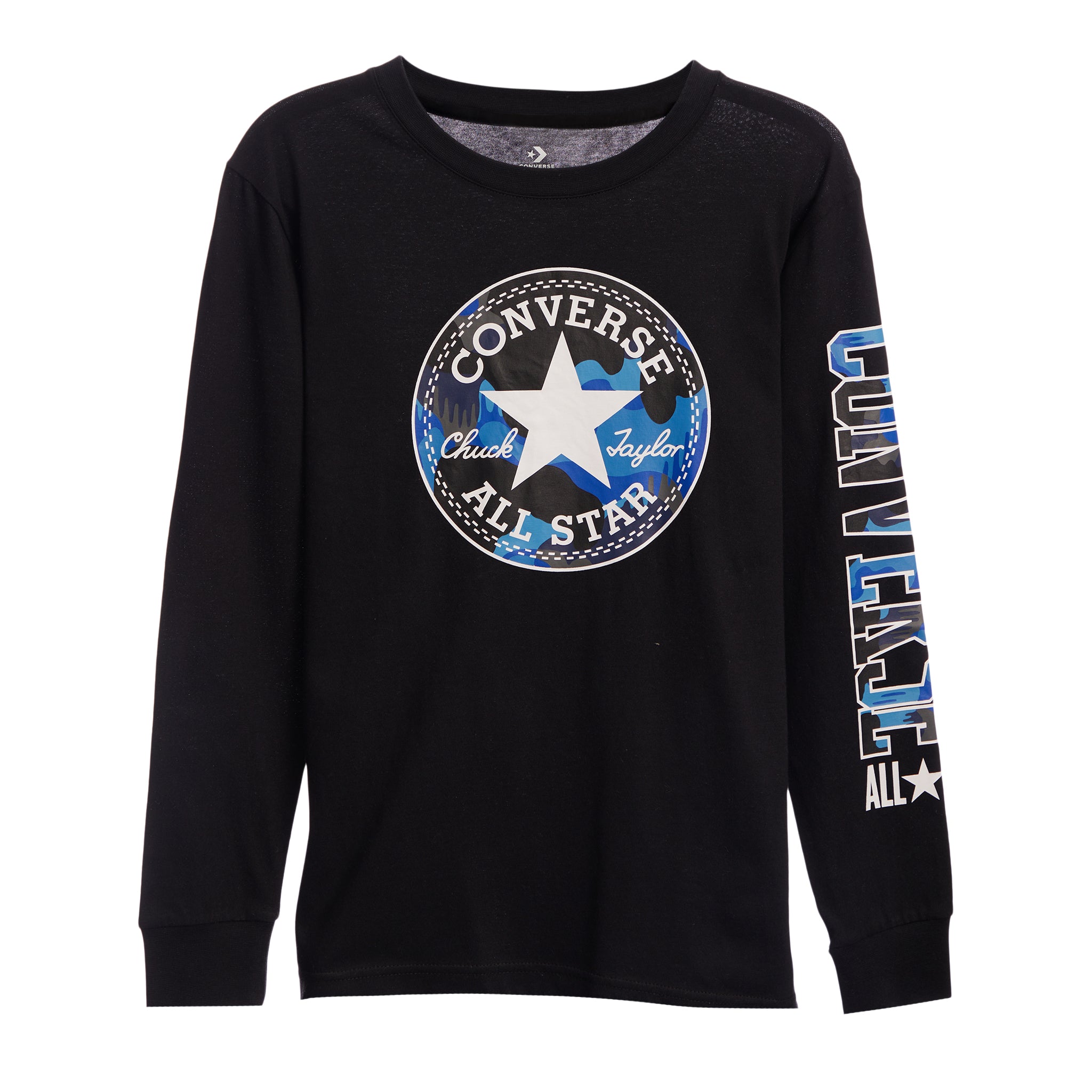 Camo Split Chuck Patch Tee - Denny's