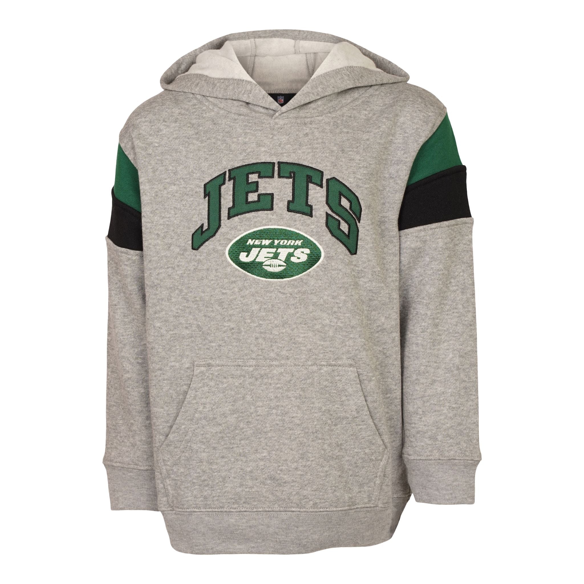 Jets Throwback Color Block Hoodie - Denny's