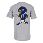 Saquon Barkley New York Giants Pixel Football Tee - Denny's