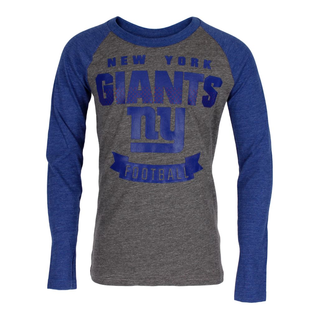 Giants Equipped Triblend Raglan - Denny's