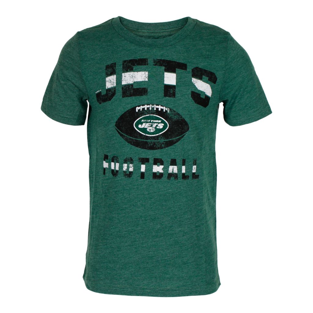 Short Sleeve Jets Big Game Triblend Tee - Denny's