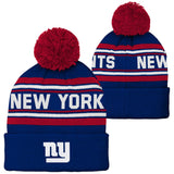 Giants Cuffed Hat with Pom - Fits Sizes 8-20 - Denny's