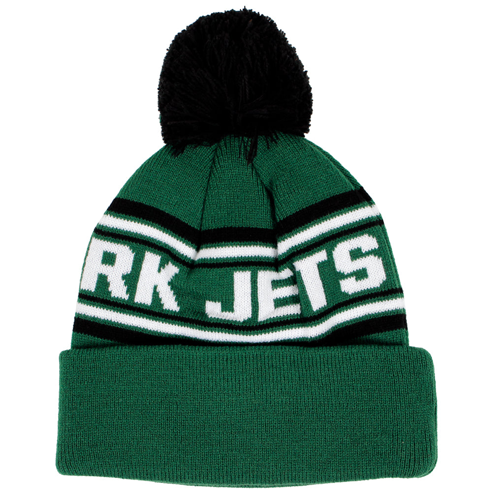 Jets Cuffed Hat with Pom - Fits Sizes 8-20 - Denny's