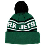 Jets Cuffed Hat with Pom - Fits Sizes 8-20 - Denny's