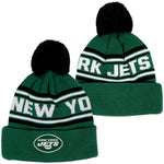 Jets Cuffed Hat with Pom - Fits Sizes 8-20 - Denny's