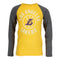 Lakers Fadeaway Tri Raglan - Denny's