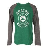 Celtics Fadeaway Triblend Raglan - Denny's