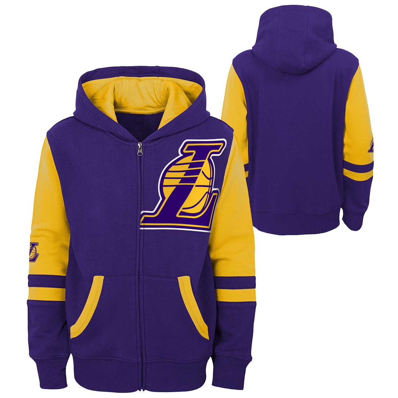 Lakers Straight To The League Zip Hoodie - Denny's