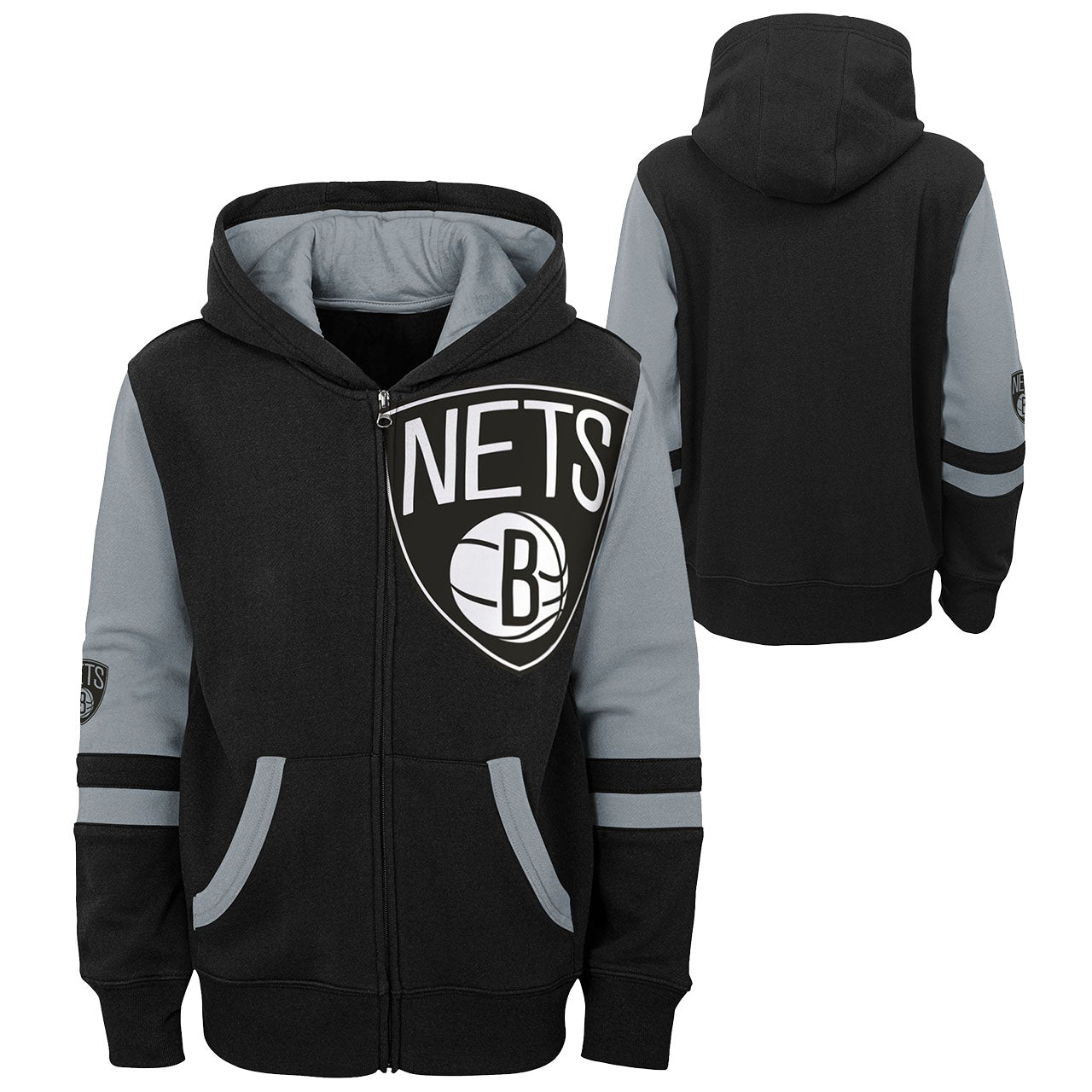 Nets Straight To The League Zip Hoodie - Denny's