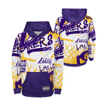 Lakers Sprayball Sublimated Hoodie - Denny's