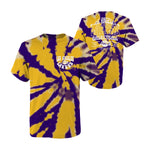 Lakers Tie Dye Pennant Tee - Denny's