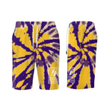 Lakers Tie Dye Fleece Short - Denny's