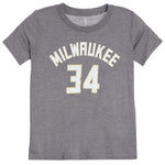 Amtetokounpo Bucks Triblend Name & Number Tee - Denny's