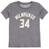 Amtetokounpo Bucks Triblend Name & Number Tee - Denny's