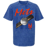 Mets Mineral Wash Tee - Denny's