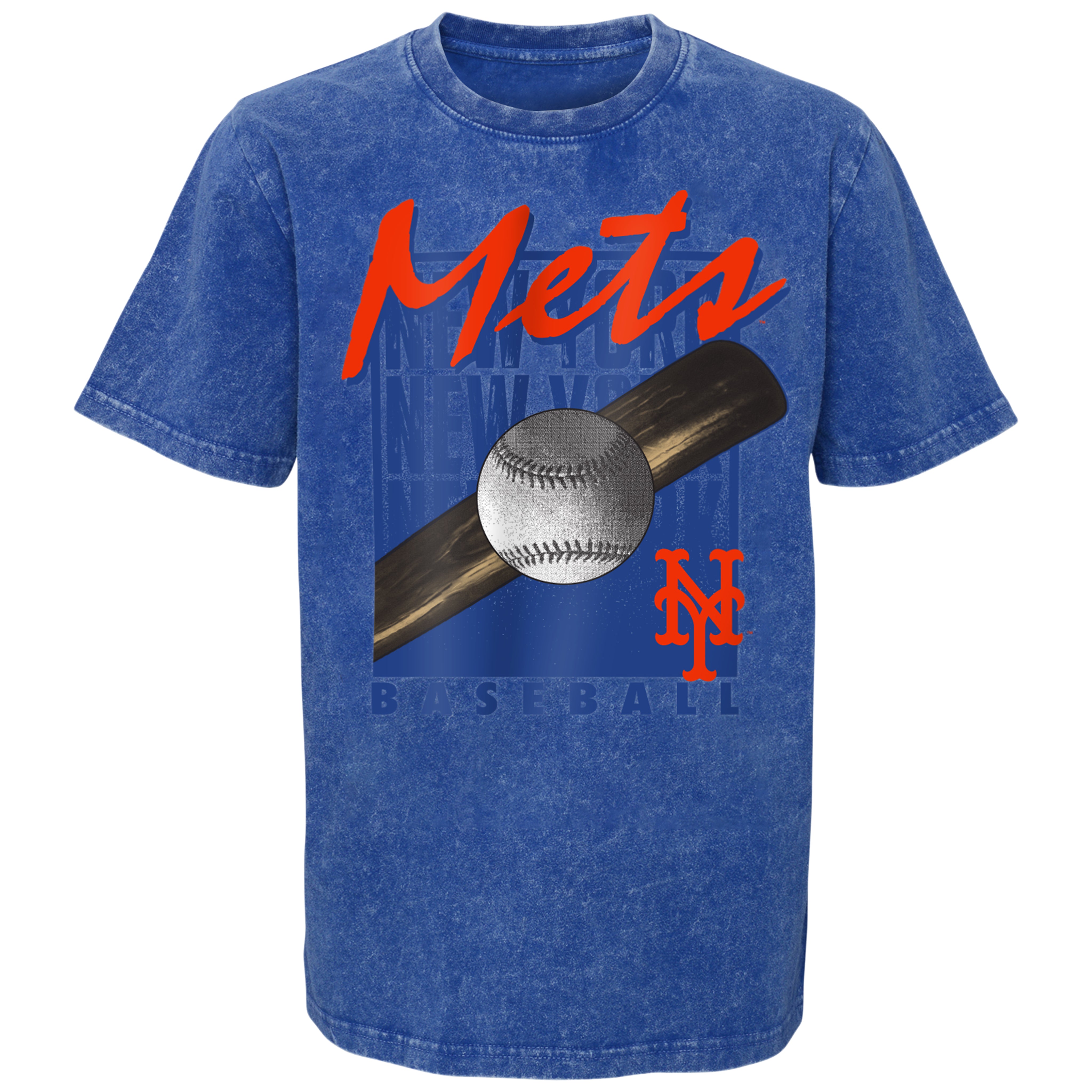Mets Mineral Wash Tee - Denny's