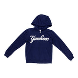 Yankees Wordmark Full Zip Hoodie - Denny's