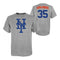 Verlander Mets Triblend Name & Number Tee - Denny's