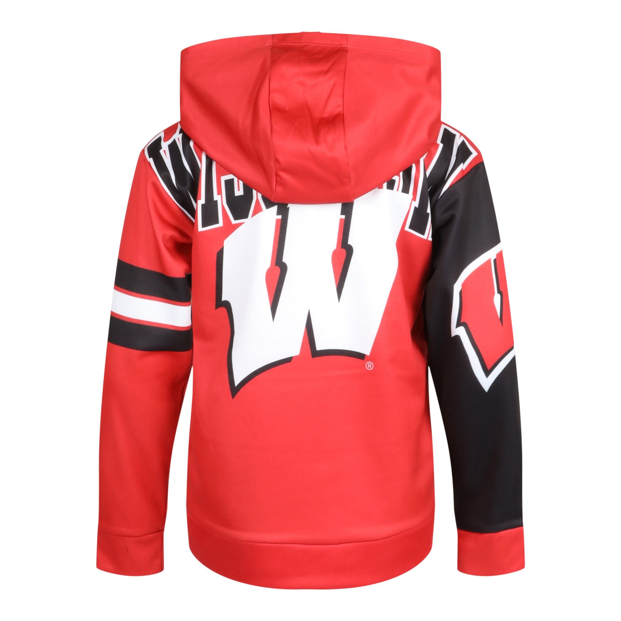 Wisconsin 1st and Goal Sublimated Hoodie - Denny's